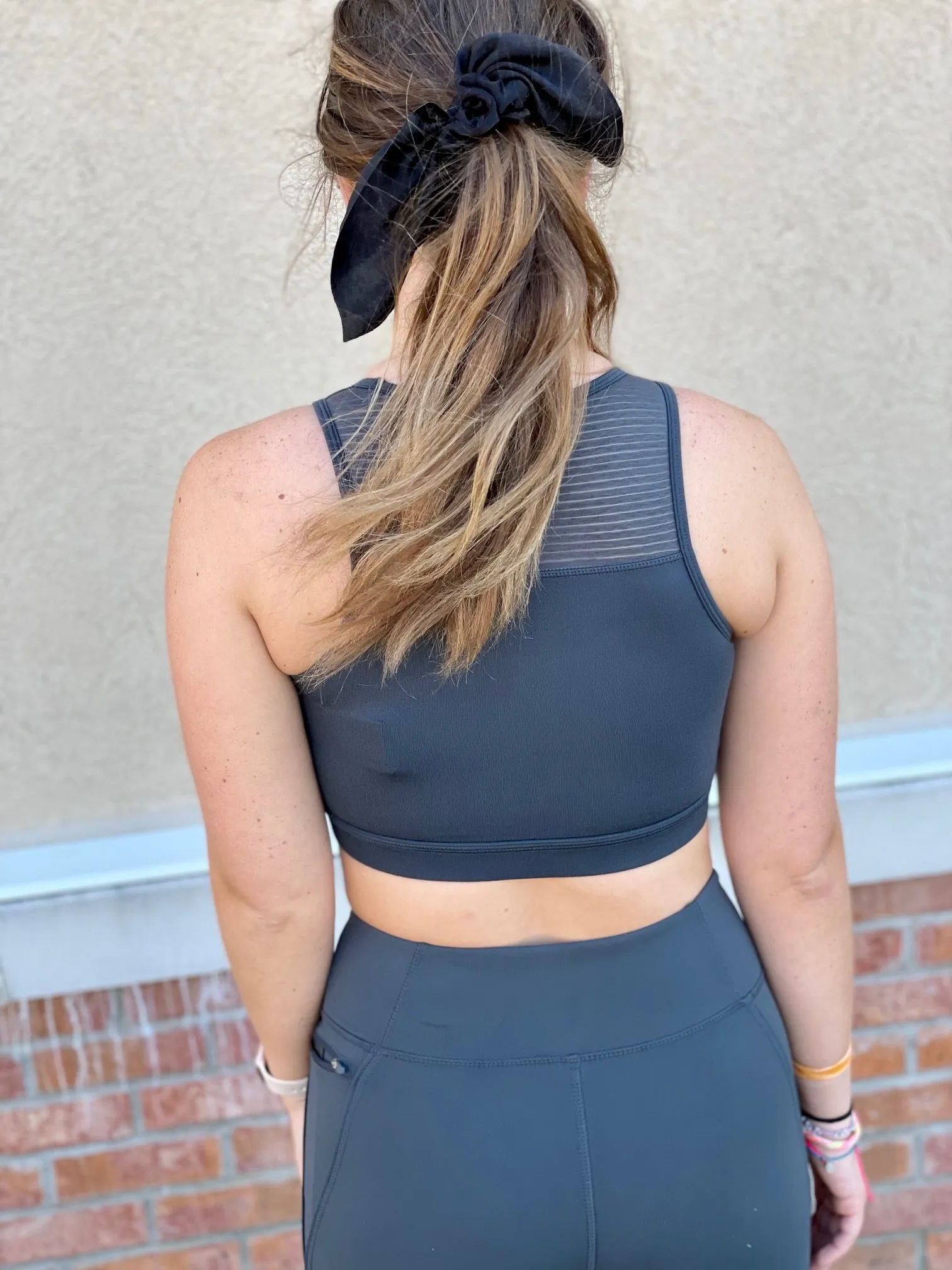 Sweetheart Mesh Sports Bra