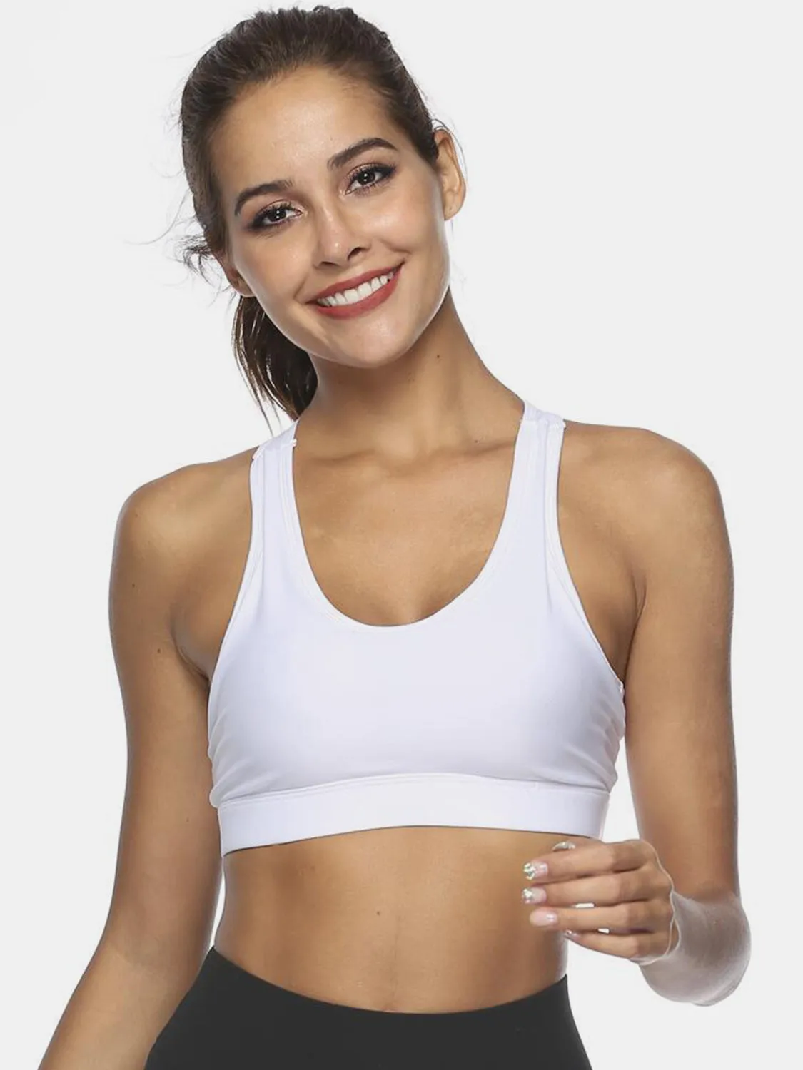 TEEK - Cutout Scoop Neck Active Tank