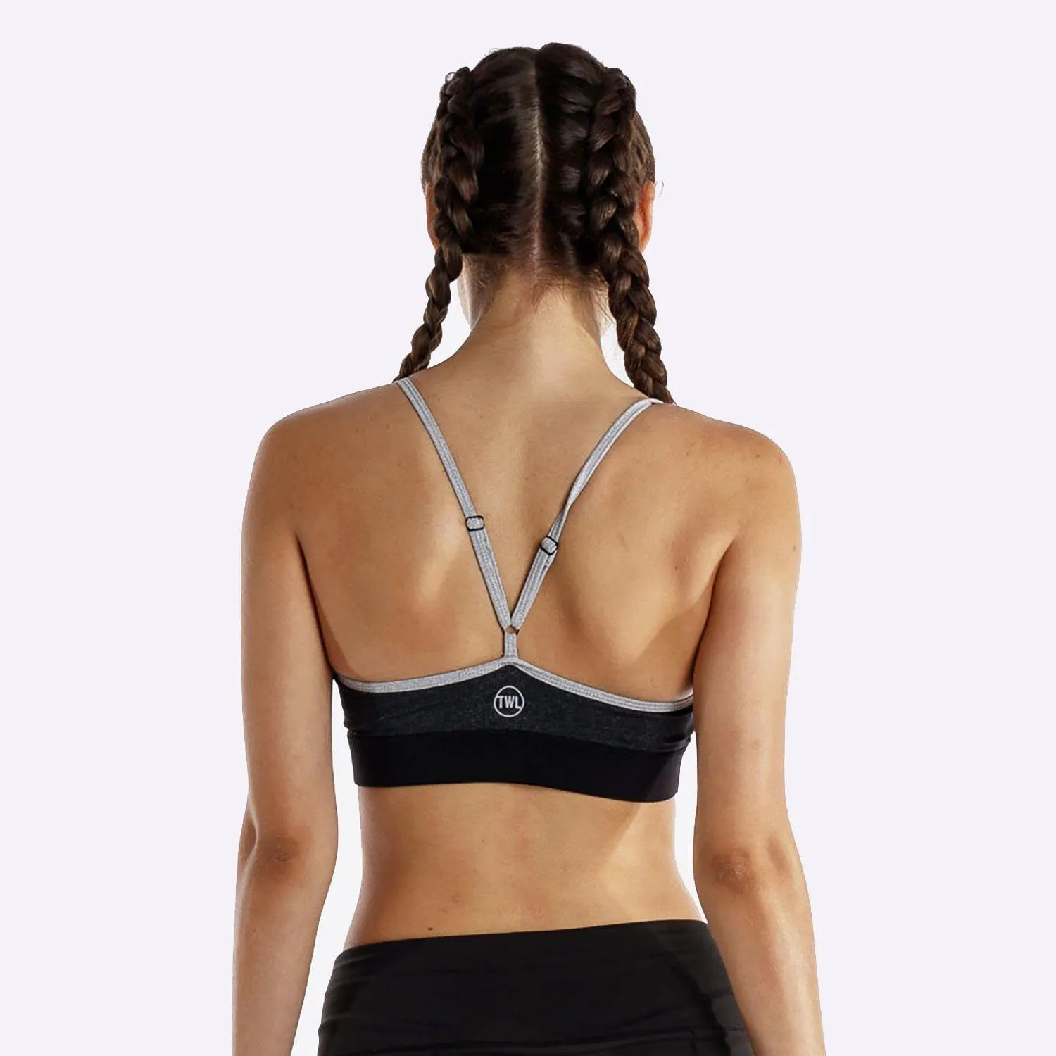 The WOD Life - Women's Swift Bra - Charcoal/Black