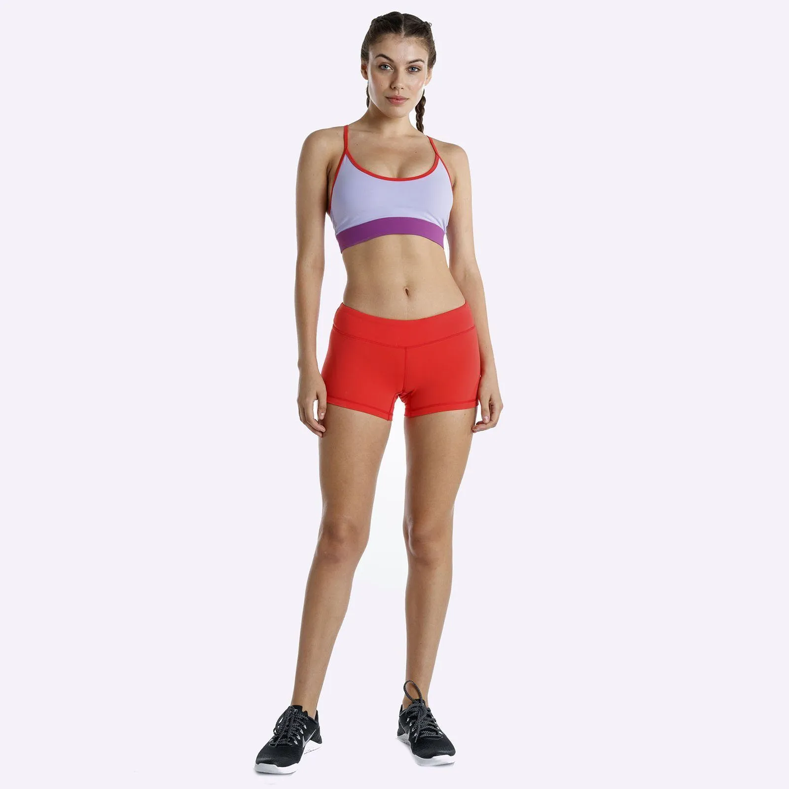 The WOD Life - Women's Swift Bra - Lavender/Red/Violet