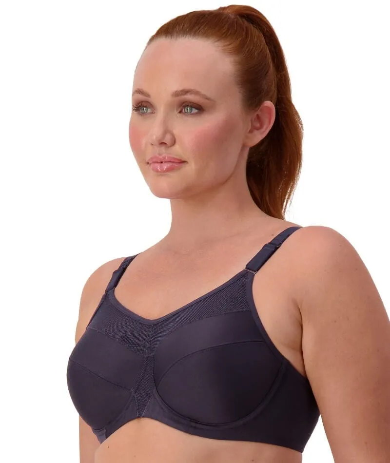 Triumph Triaction Ultra Underwired Sports Bra - Blueberry