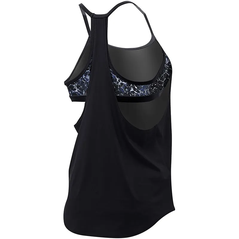 TYR - Women’s Active Shea 2 In 1 Tank-Serpiente - Black