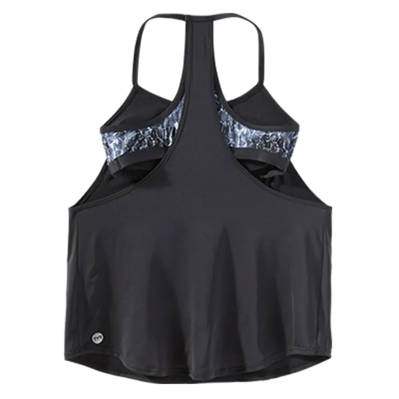 TYR - Women’s Active Shea 2 In 1 Tank-Serpiente - Black