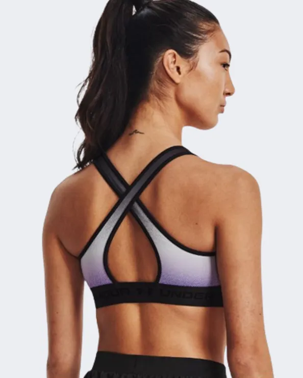 Under Armour Armour&#174; Mid Crossback Women Training Bra Grape/Grey