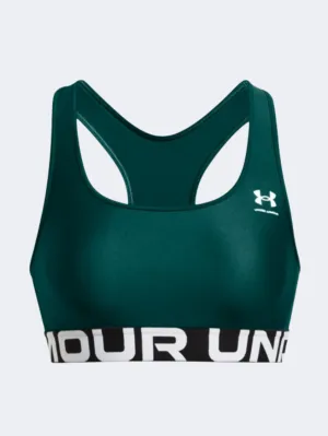 Under Armour Authentics Branded Women Training Bra Teal/White