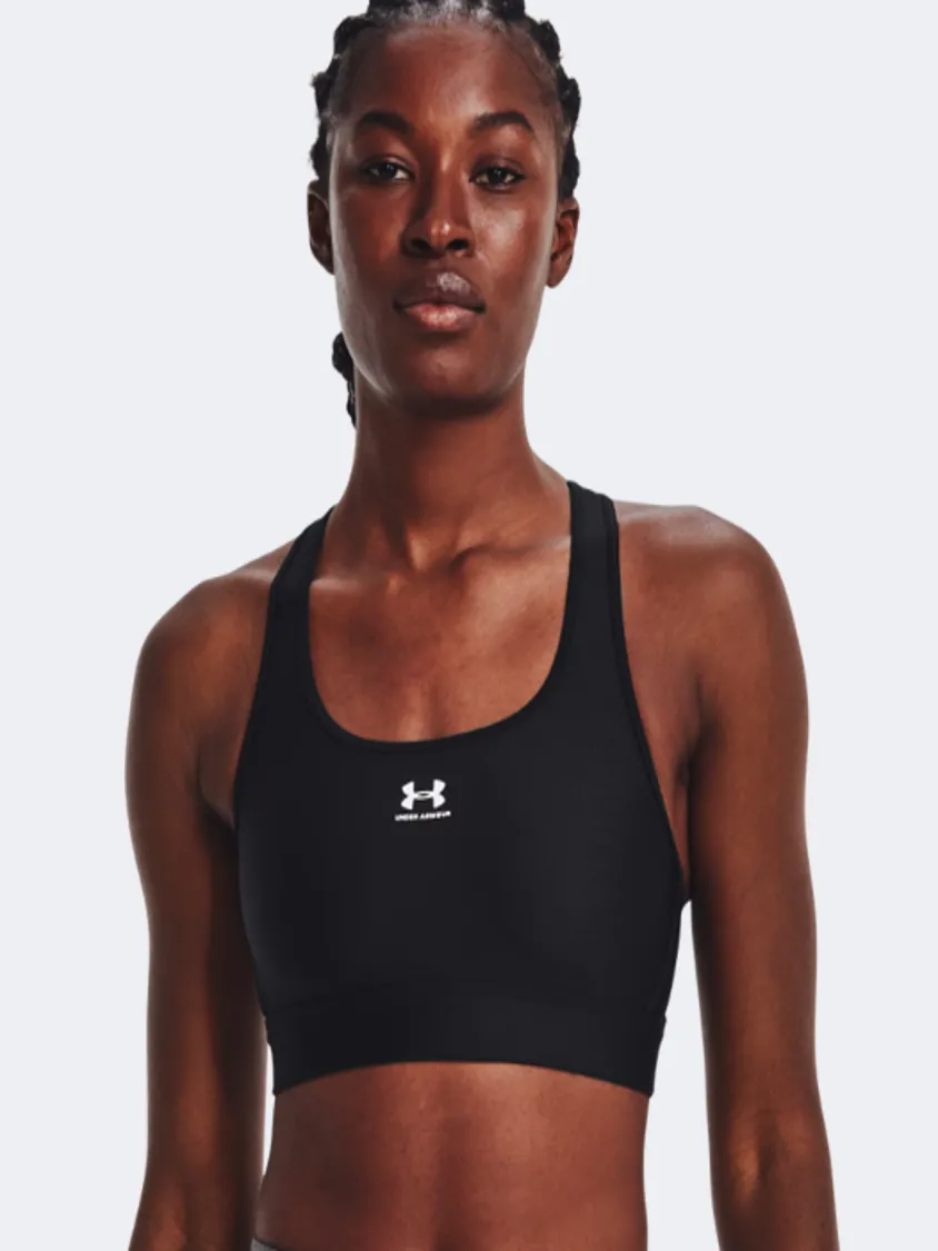 Under Armour Mid Padless Women Training Bra Black