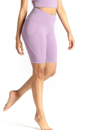 Utility Biker Short in Amethyst