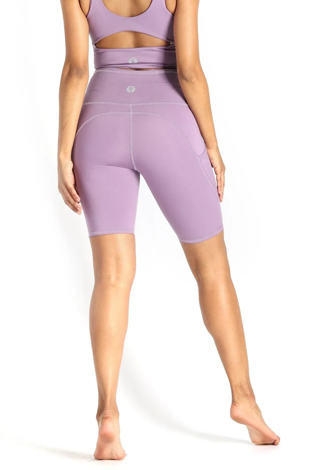 Utility Biker Short in Amethyst