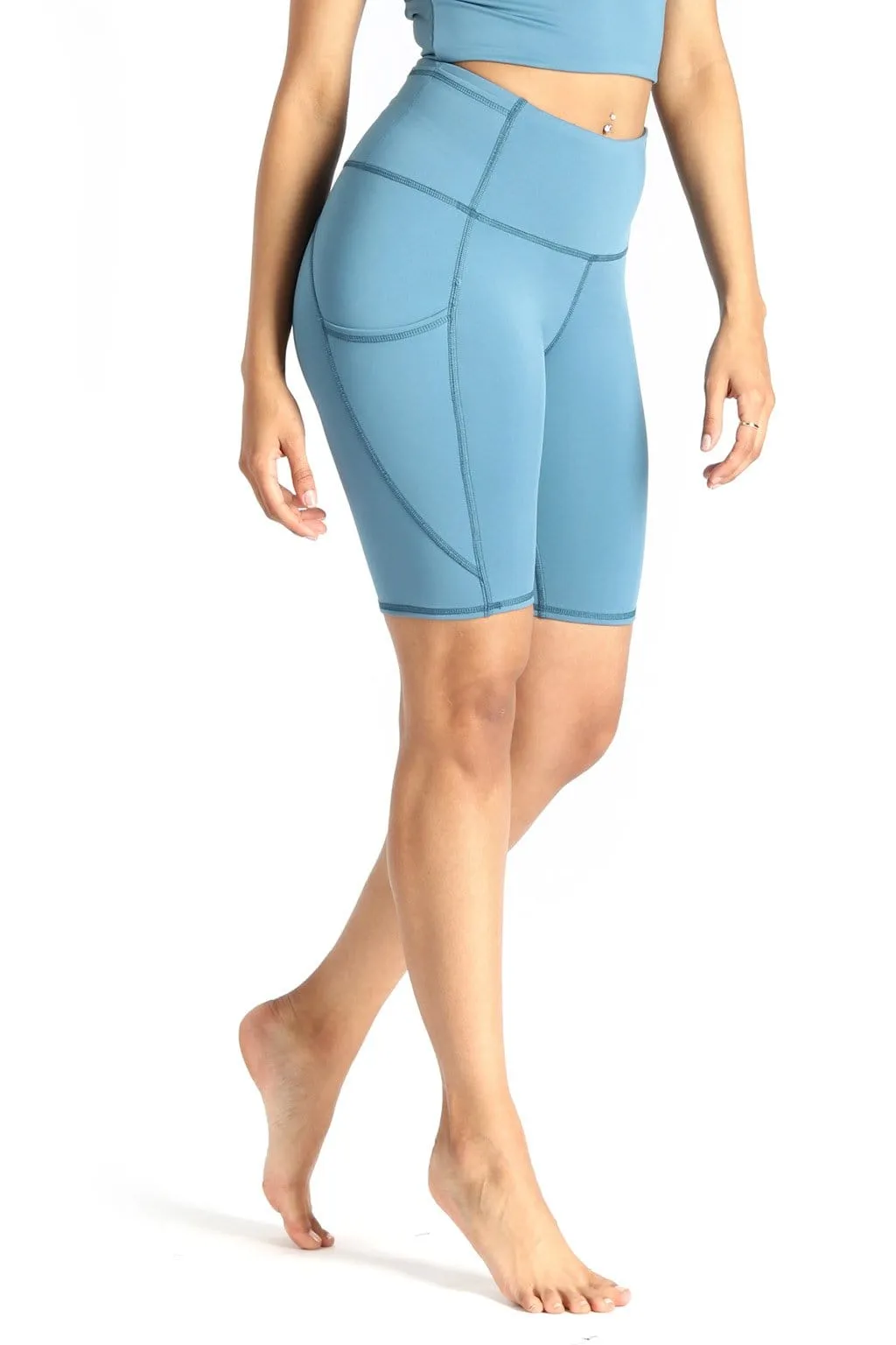 Utility Biker Short in Ocean