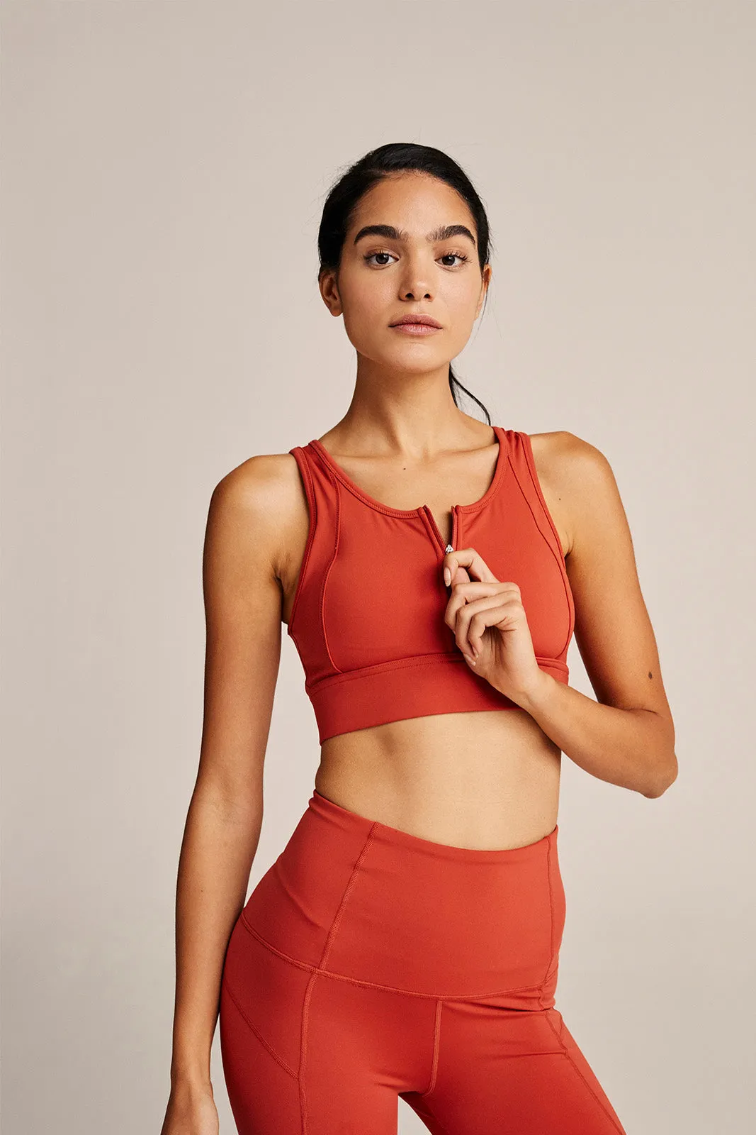 Varley FAY BRA, Spiced Red