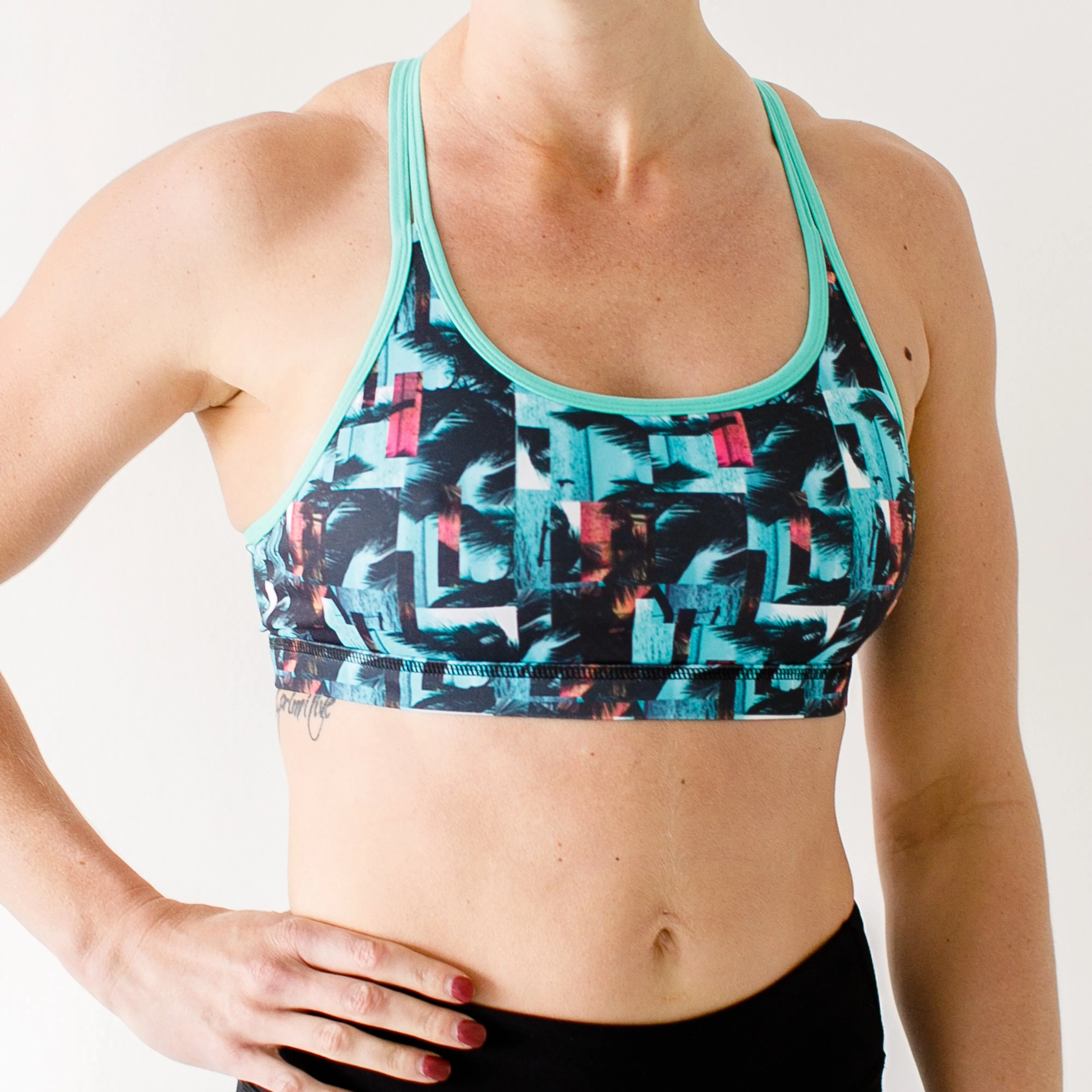 Warrior Sports Bra (Urban Palm)