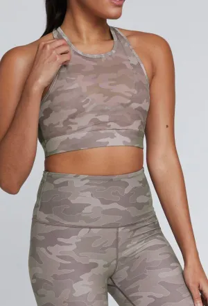 Wear It To Heart Noa Crossback Bra - Truffle Camo