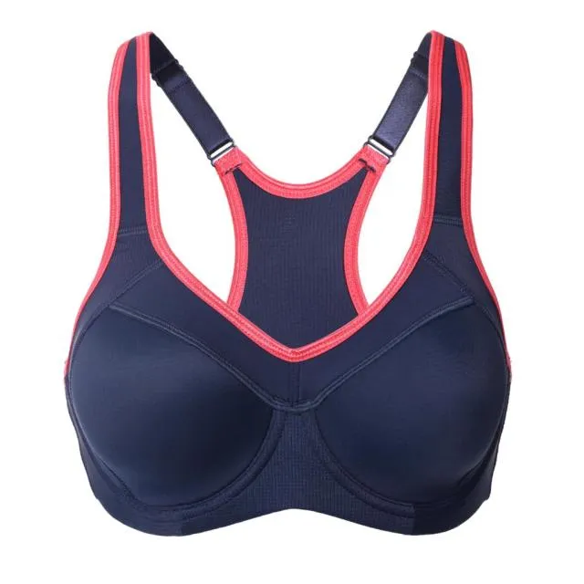 Women's Full Support High Impact Racerback Lightly Lined Underwire Sports Bra