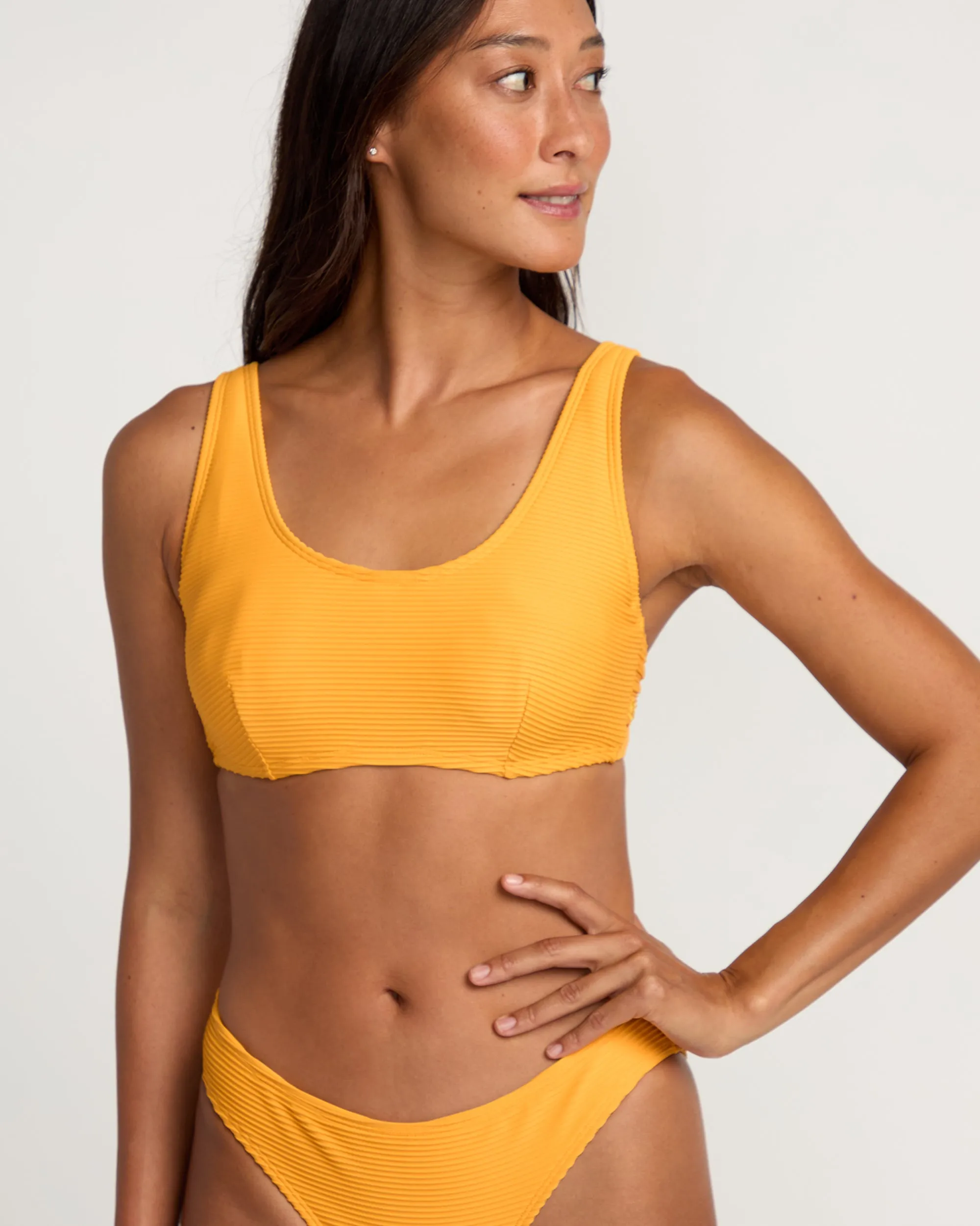 Womens Hua Oahu Cup Bikini Top - Mango