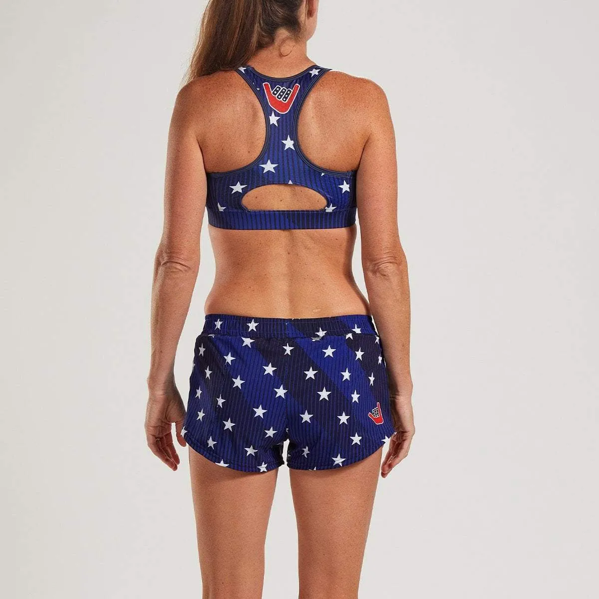 Womens LTD Run Bra - Stars & Stripes