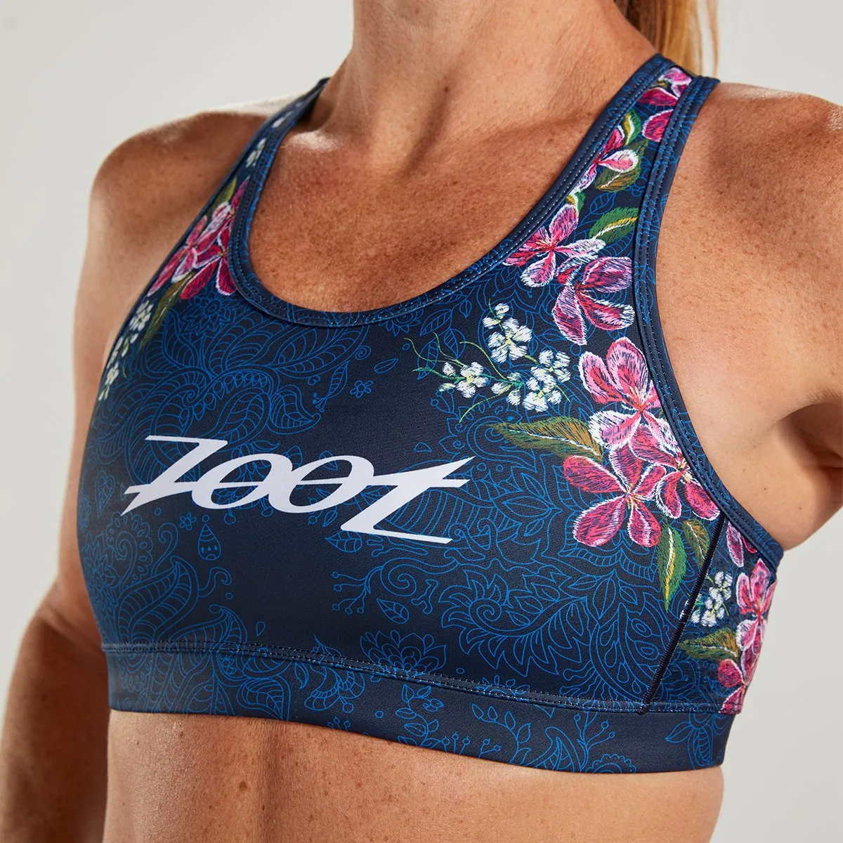 Womens LTD Triathlon Bra - Blue Roar