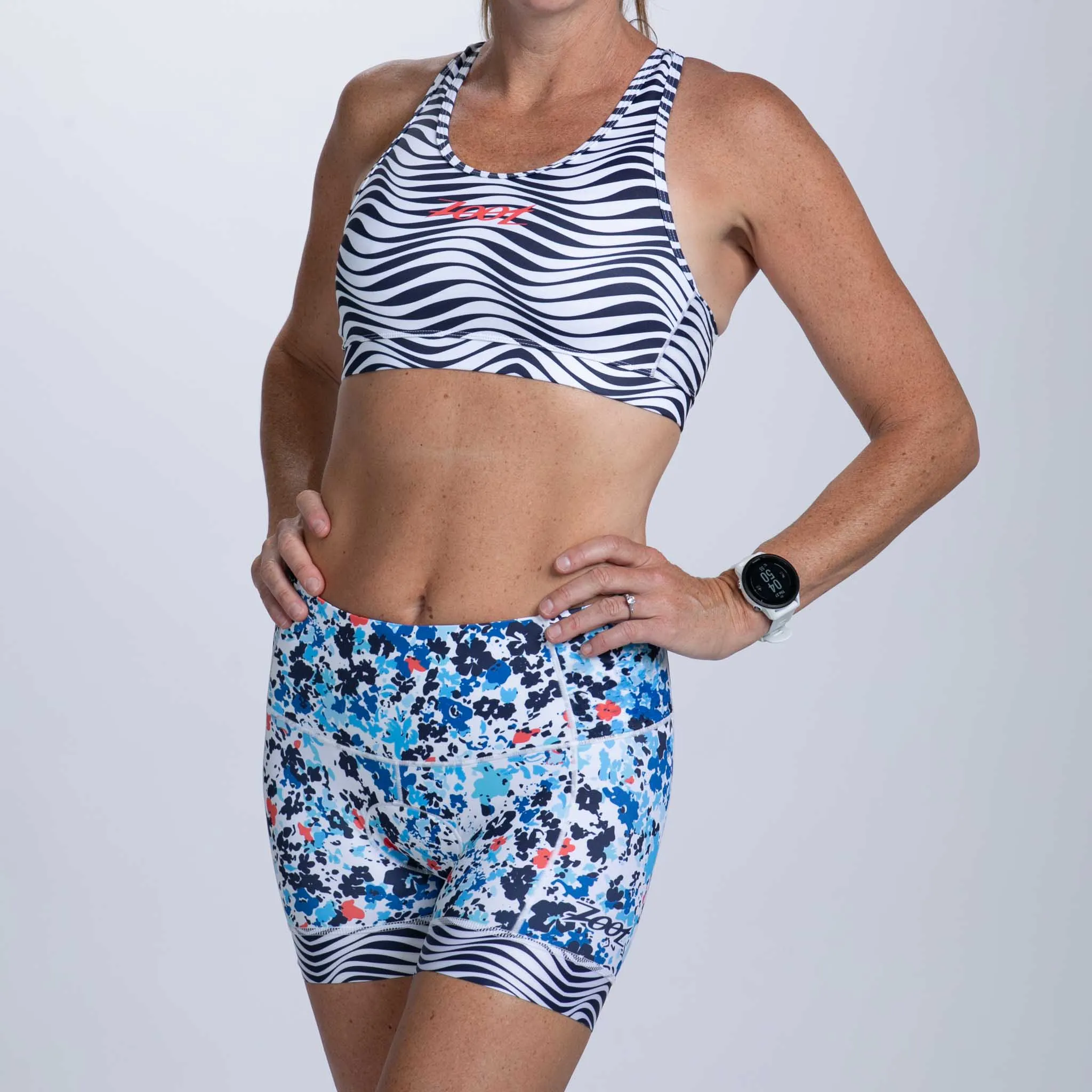 Womens LTD Triathlon Bra - Cote d'Azur