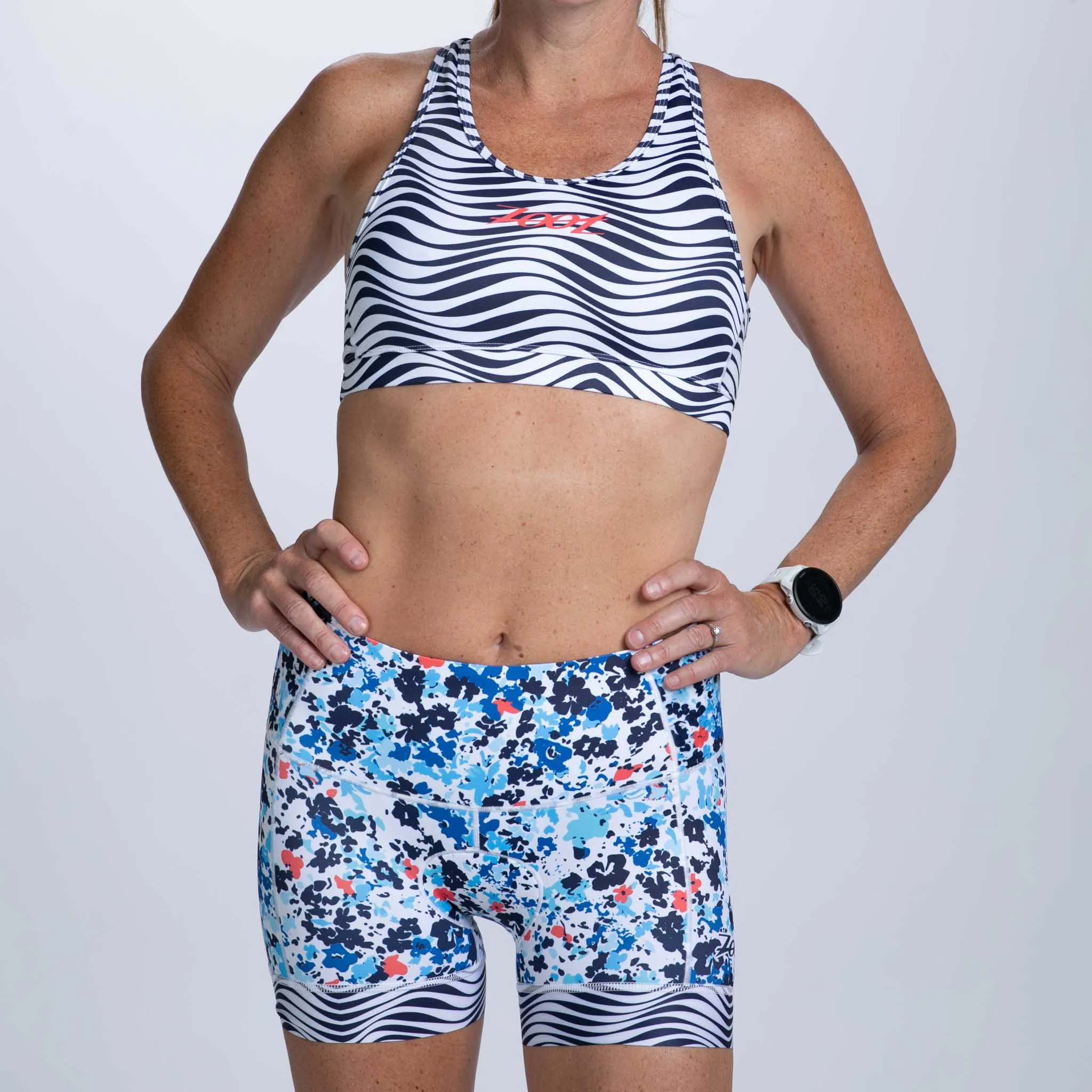 Womens LTD Triathlon Bra - Cote d'Azur