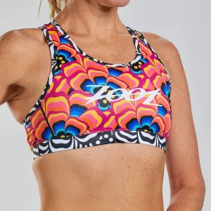 Womens LTD Triathlon Bra - Tri Love