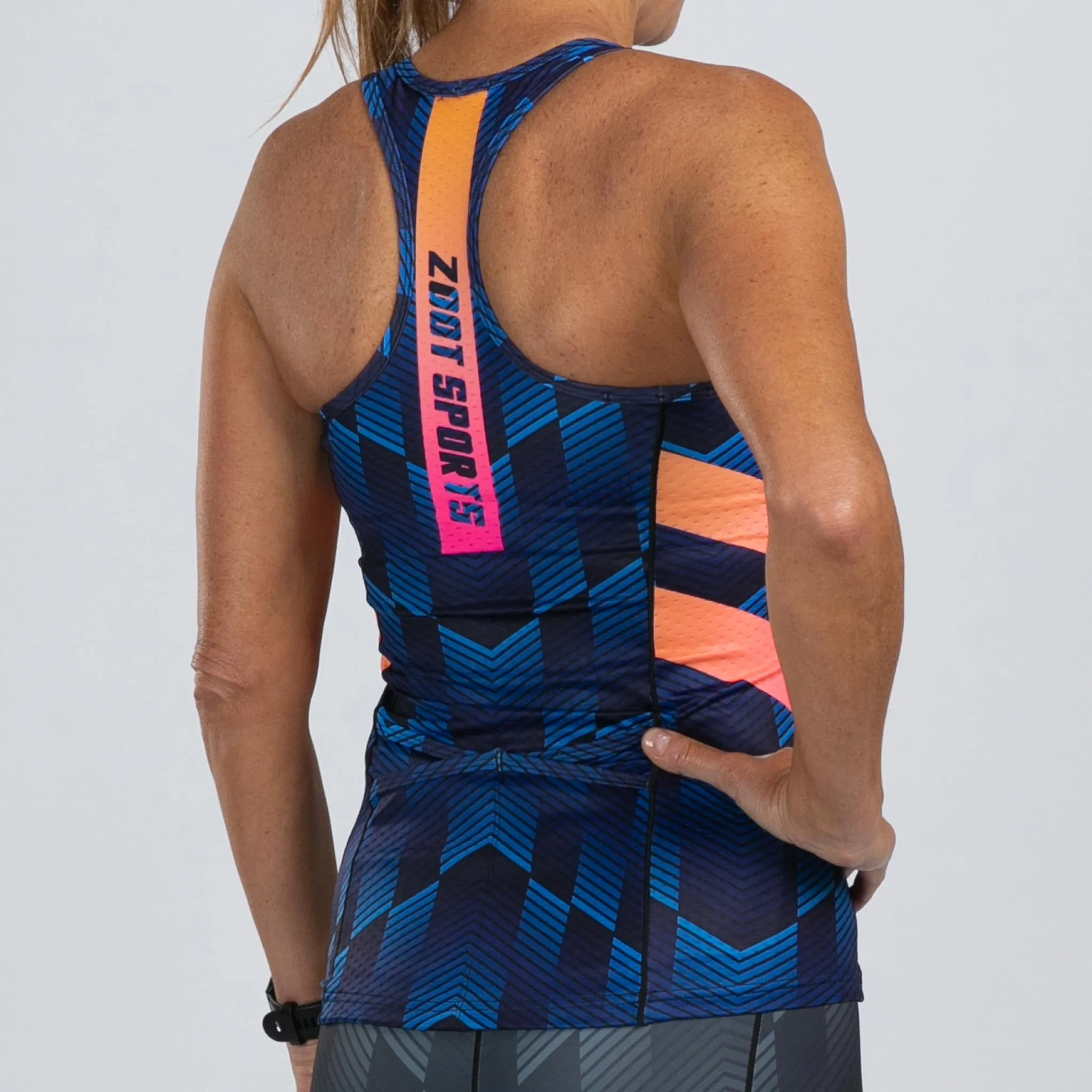 Womens LTD Triathlon Racerback - Speedway