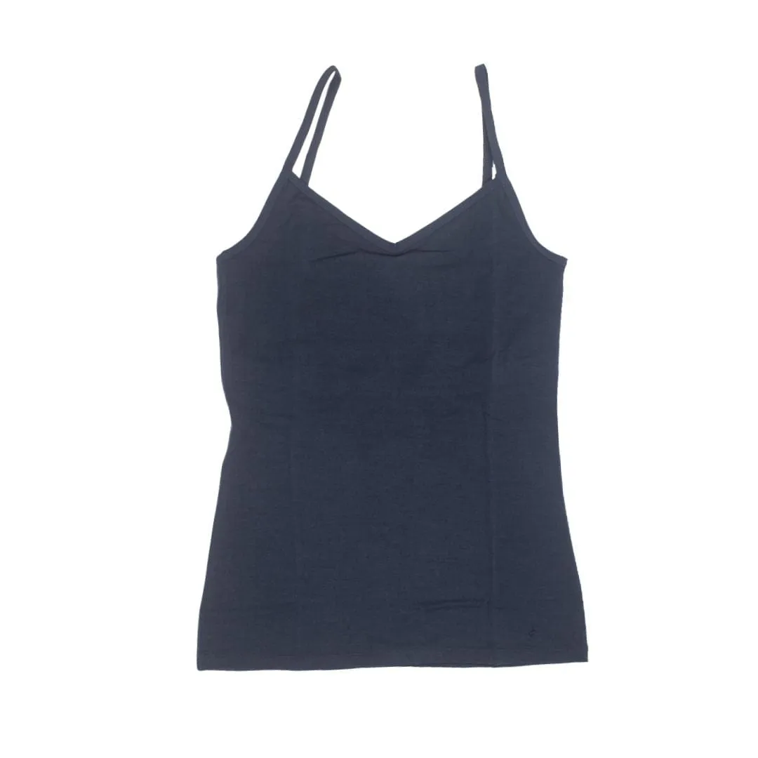 Enhanced Womens Merino Wool Camisole with Built-In Shelf Bra