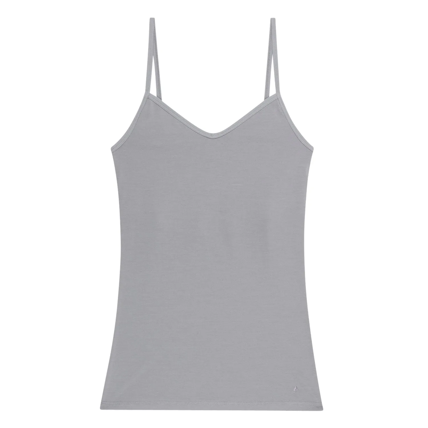 Enhanced Womens Merino Wool Camisole with Built-In Shelf Bra