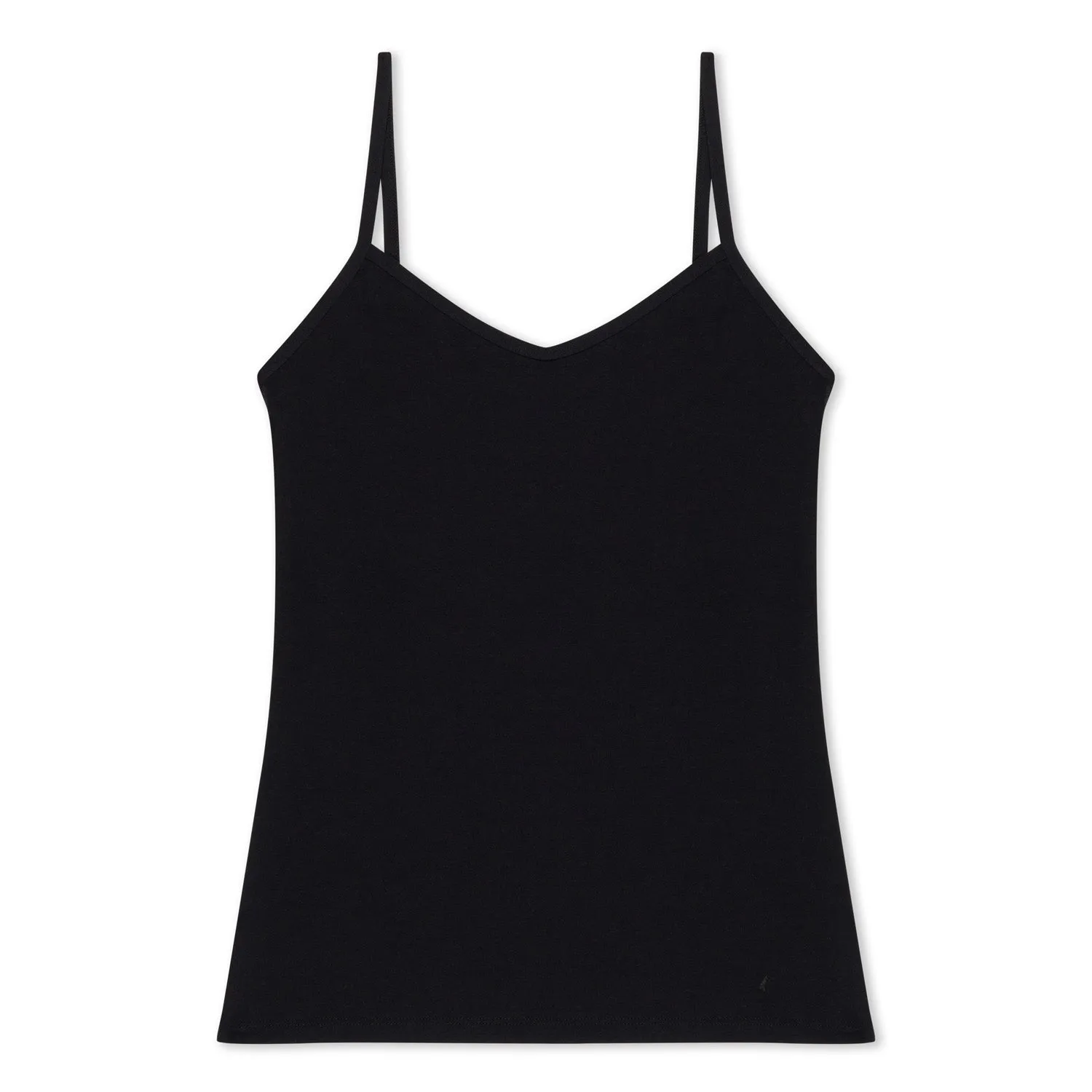 Enhanced Womens Merino Wool Camisole with Built-In Shelf Bra