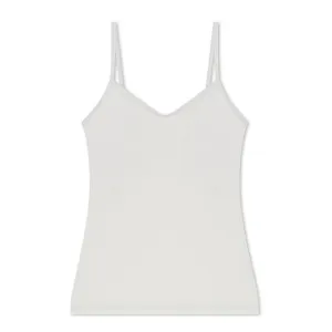 Enhanced Womens Merino Wool Camisole with Built-In Shelf Bra