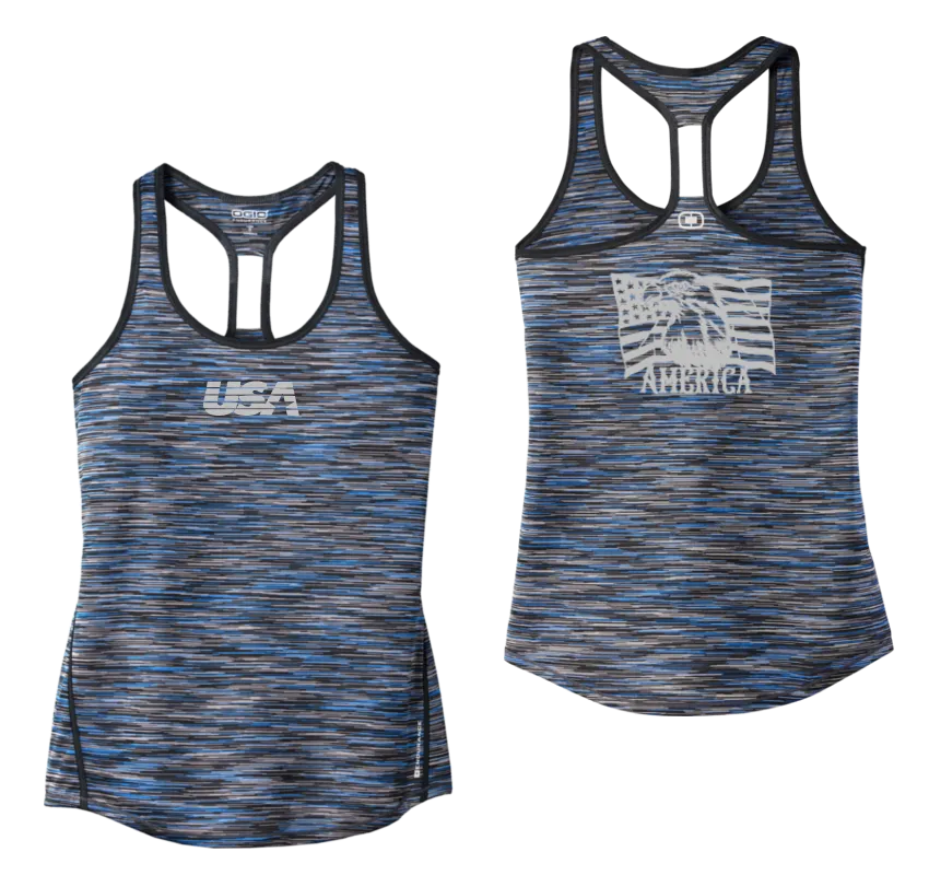 Women's Reflective Tank Top - America