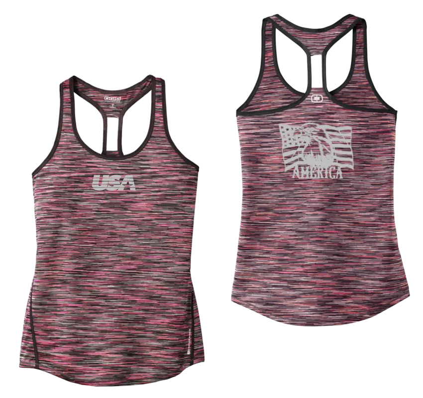 Women's Reflective Tank Top - America