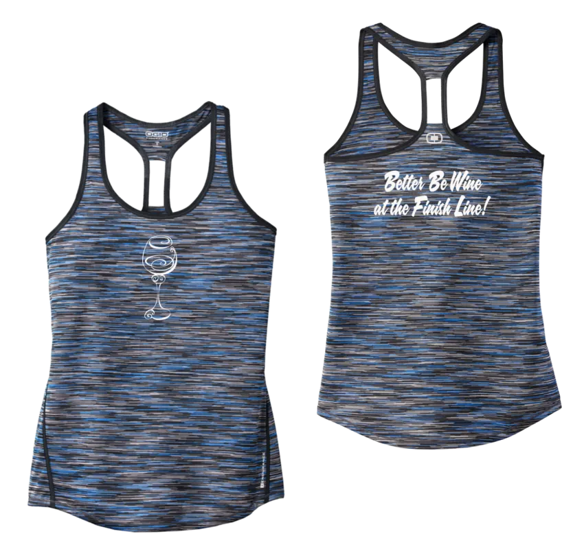 Women's Reflective Tank Top - Better Be Wine