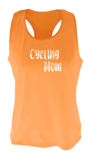 Women's Reflective Tank Top - Cycling Mom