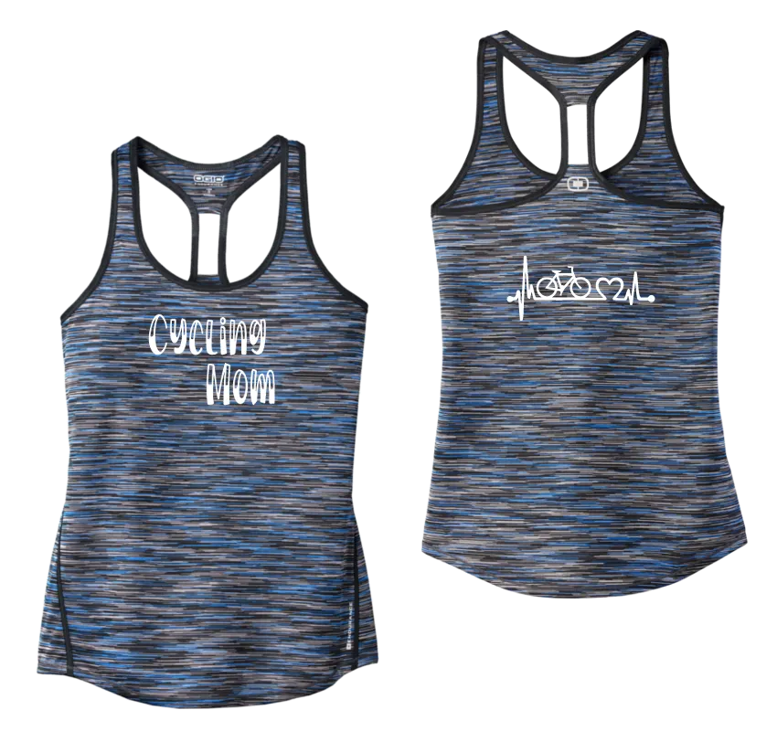 Women's Reflective Tank Top - Cycling Mom