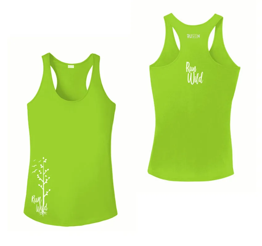 Women's Reflective Tank Top - Run Wild