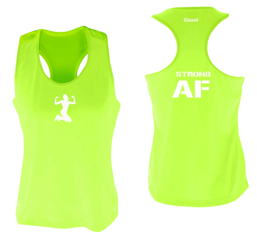 Women's Reflective Tank Top - Strong AF