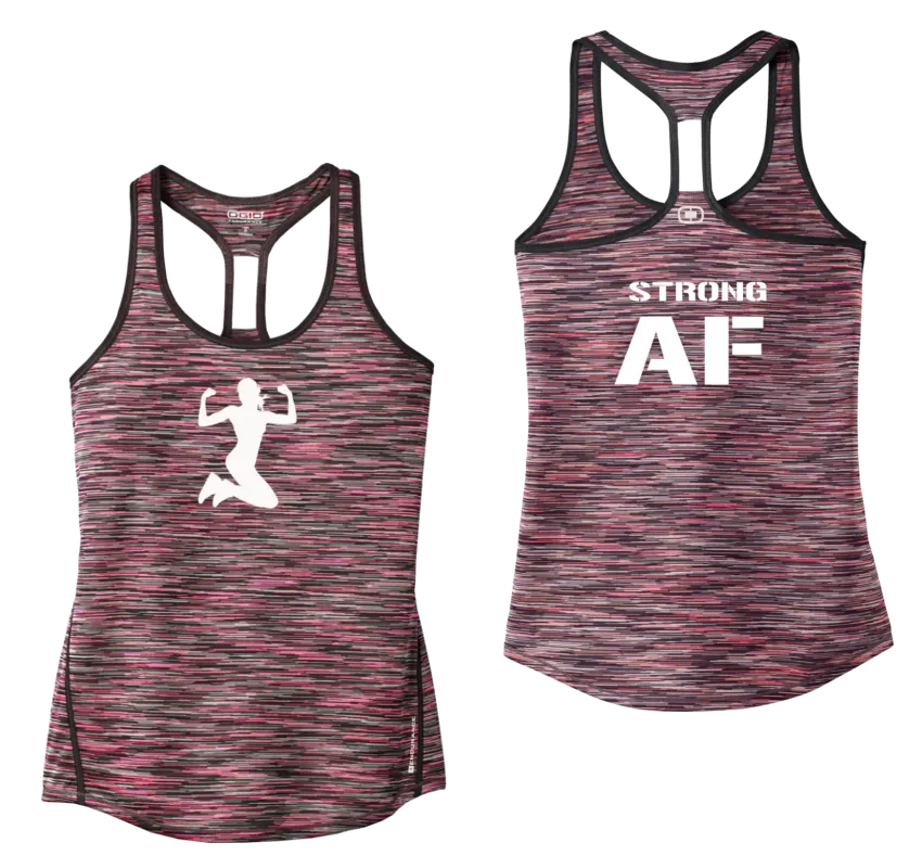 Women's Reflective Tank Top - Strong AF