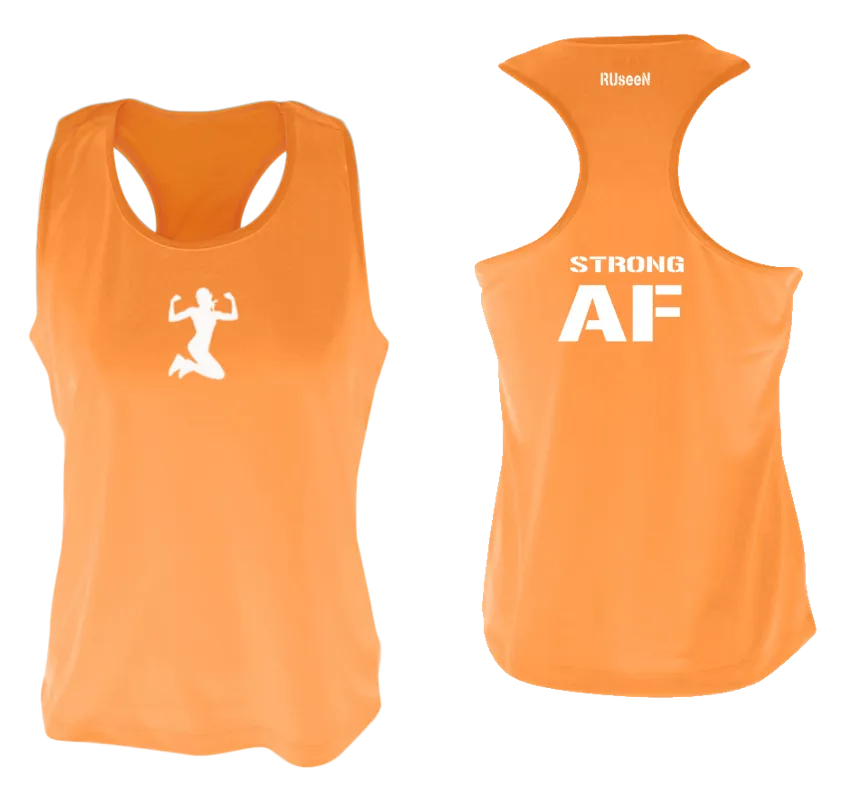 Women's Reflective Tank Top - Strong AF