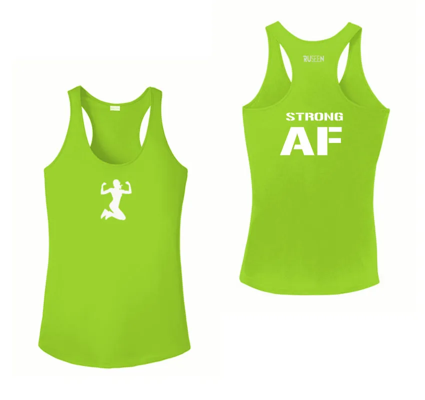 Women's Reflective Tank Top - Strong AF